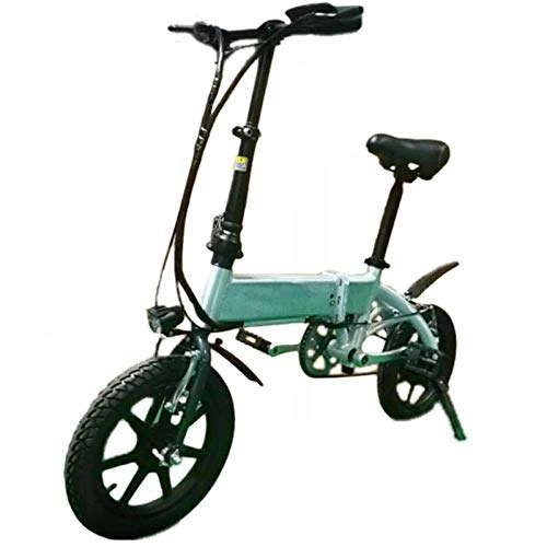 Elektrofahrräder : Hokaime Elektrofahrrad, zusammenklappbares Elektrofahrrad, 5-Gang-Schaltung, Elektrodisplay Smart Electric Scooter