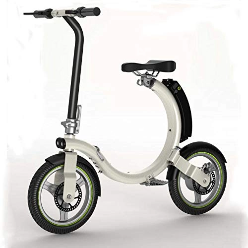 Elektrofahrräder : Hold E-Bikes Elektroroller - Tragbarer Klapproller - Leichtes elektrisches Aluminium-Faltrad@Silber