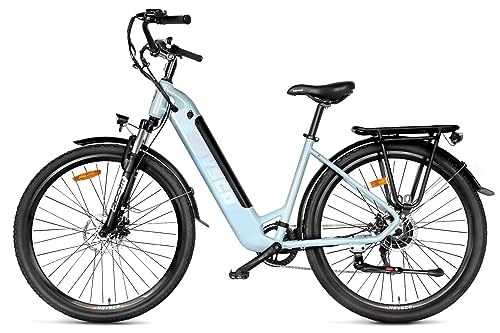 Elektrofahrräder : HOVSCO E-Bike, 27.5" 28" E-Mountain Bike, City Bike, 250W Bafang Motor, 36V 12.5Ah Abnehmbarer Akku, 7-Gang, Shimano Schaltung, Doppelscheibenbremse, Elektrofahrrad für Damen Herren