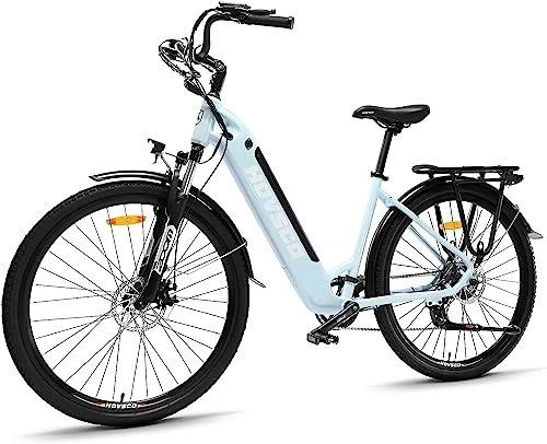 Elektrofahrräder : HOVSCO E-Bike, 27.5" 28" Mountainbike, City Bike, 250W Bafang Motor, 36V 12.5Ah herausnehmbarer Akku, 7-Gang, Shimano Schaltung, Doppelscheibenbremse, Elektrofahrräder für Erwachsene