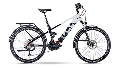 Elektrofahrräder : Husqvarna Cross Tourer CT6 FS 27.5'' Pedelec E-Bike Trekking / MTB Fahrrad schwarz / weiß 2021: Größe: 52 cm