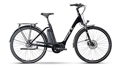 Elektrofahrräder : Husqvarna Eco City EC2 CB 504 Wave Unisex Pedelec E-Bike City Fahrrad schwarz 2022: Größe: 56 cm