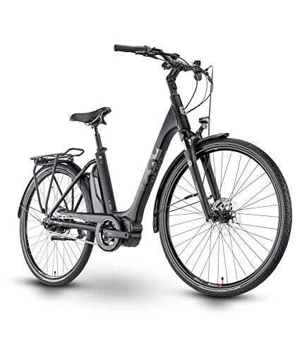 Elektrofahrräder : Husqvarna Eco City EC4 CB 26'' Wave Unisex Pedelec E-Bike City Fahrrad schwarz 2022
