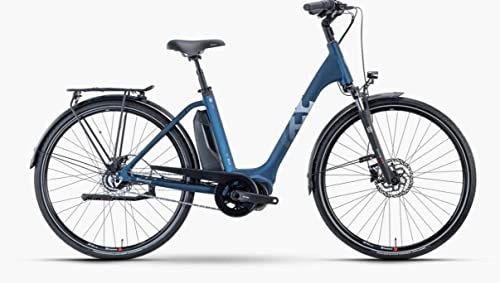 Elektrofahrräder : Husqvarna Eco City EC4 CB Wave Unisex Pedelec E-Bike City Fahrrad blau 2021: Größe: 56 cm