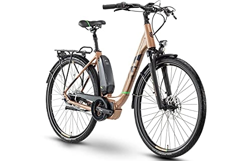 Elektrofahrräder : Husqvarna Eco City EC4 FW Pedelec E-Bike City Fahrrad bronzefarben 2020: Größe: 56 cm