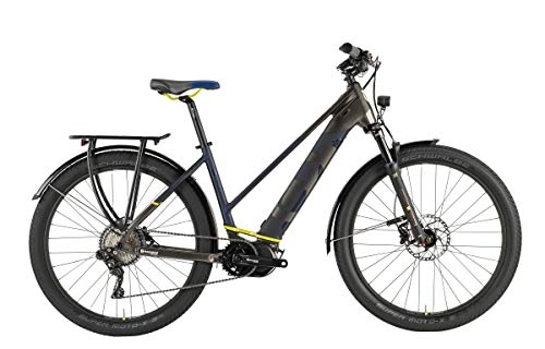 Elektrofahrräder : Husqvarna Gran Tourer GT6 Damen Pedelec E-Bike Trekking Fahrrad bronzefarben / blau 2019: Größe: 50cm