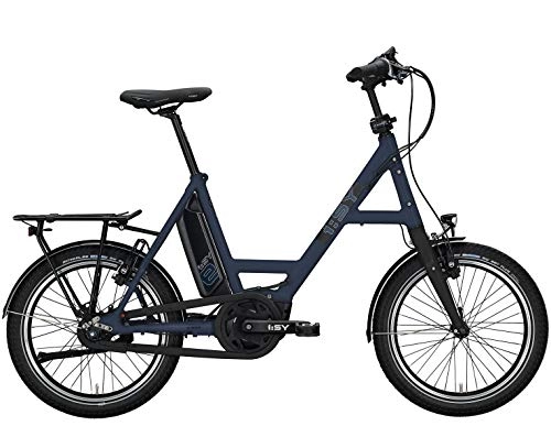 Elektrofahrräder : ISY S8 E-Bike 20 Zoll Freilauf ebike Modelljahr 2020 (Beryllblau Matt)