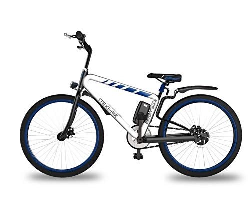 Elektrofahrräder : Itekk Unisex – Erwachsene Smart E-Fahrrad, Blau, Einer Größe