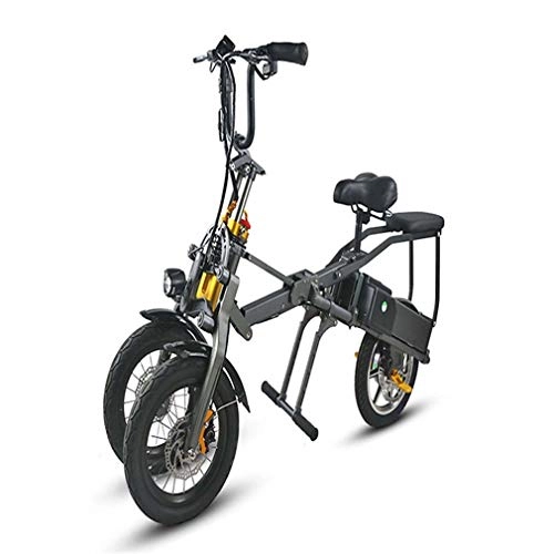 Elektrofahrräder : IV-YDLJ Folding Elektro-Fahrrad Mit Lithium-Batterie, EBS Elektronischen Brems, LCD-Monitor, Scheinwerfer, 30 Km / H, Hin- Und Rückfahrt Arbeit