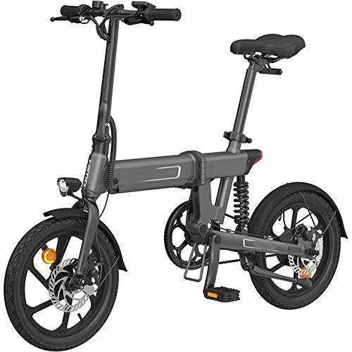 Elektrofahrräder : Jakroo Zusammenklappbares Elektrofahrrad für Erwachsene 250W Motor 36V 10Ah Lithiumbatterie Citybike Doppelscheibenbremse Elektrisch Mountainbike