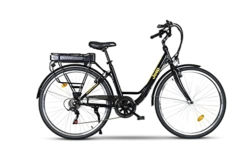 Elektrofahrräder : Jeep City E-Bike ECR 3000, 28”, 6-Gang SHIMANO Kettenschaltung, black