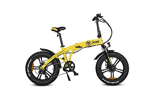Elektrofahrräder : Jeep Fold Fat E-Bike FR 7022, 20' Kompaktrad, Falt-E-Bike, 7-Gang Kettenschaltung, Yellow