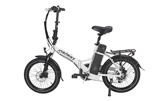 Elektrofahrräder : JOBO E-Bikes Elektrofahrrad Faltbar E-Fahrrad klapprad Trekkingrad mit 10.4Ah Lithium-Akku Off-Road Mountainbike…
