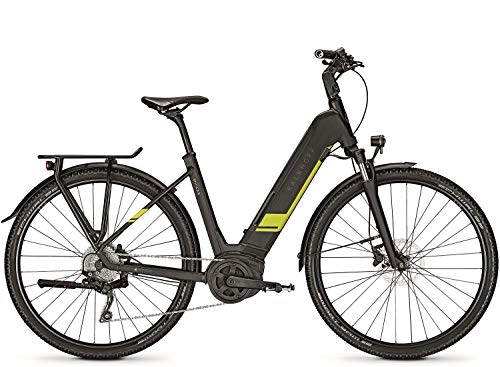 Elektrofahrräder : Kalkhoff Entice 5.B Advance Wave E-Bike 2020 Schwarz-Gelb 28 Zoll (S 43cm)