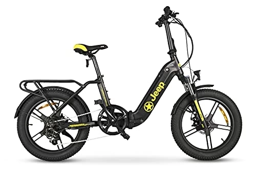 Elektrofahrräder : keine Angabe Jeep Fold E-Bike FR 7000, 20x3, 0", schwarz