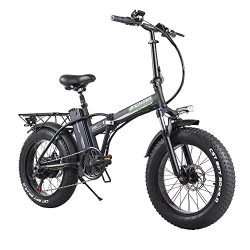 Elektrofahrräder : KETELES Electric Bike 20 Inch Foldable 4.0 Fat Tire Ebike 48V 15AH Electric Bicycle Mountain Power Assisted Electric Men's Bike-R8 (1 Battery)
