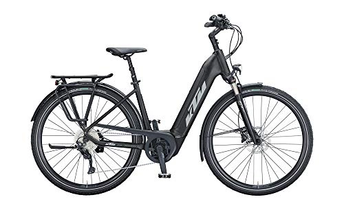 Elektrofahrräder : KTM Cento 10 28" City- / Trekking E-Bike 10-Gang Deore, 500Wh, CX 85Nm 13.4 Ah Damenfahrrad 10 Gang Kettenschaltung schwarz matt Bosch