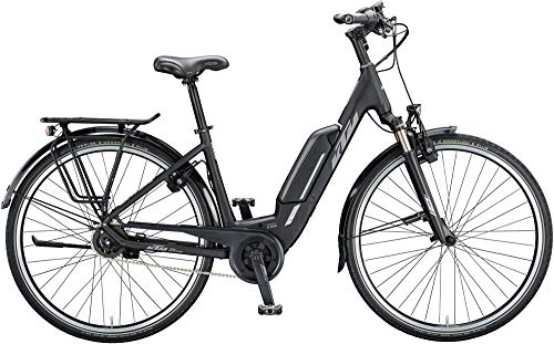 Elektrofahrräder : KTM Macina Central 5 RT XL Bosch Elektro Fahrrad 2020 (51 cm, Black Matt / Grey)