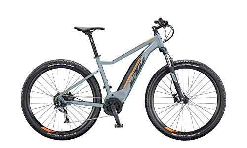 Elektrofahrräder : KTM Macina Ride 291 Bosch Elektro Mountain Bike 2020 (M / 48cm, Epicgrey Matt / Black / Orange)