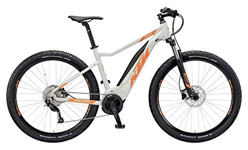 Elektrofahrräder : KTM Macina Ride 292 Bosch Elektro Fahrrad 2019 (19" / 48cm, Hellgrau matt / Orange)