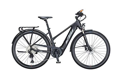 Elektrofahrräder : KTM Power Sport 12 Plus Damen Trapez E-Bike Pedelec 2021, Farbe:schwarz, Rahmenhöhe:51 cm, Akku:625 Wh