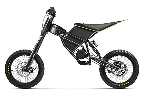 Elektrofahrräder : Kuberg Unisex Adult Freerider Electric Dirt Bike, Black, L