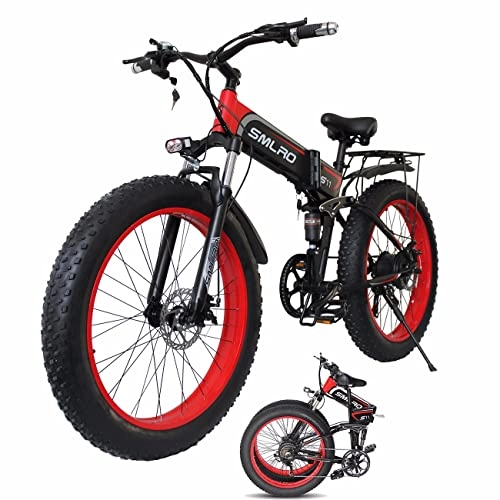 Elektrofahrräder : KXY Elektrisches Mountainbike für Erwachsene, elektrisches Fahrrad, 4, 0 Fettreifen, 1000w Motor, 5 Schichten, 7-Gang, E-Bikes mit 48-V 10AH Abnehmbarer Li-Batterie-Moped-Zyklus