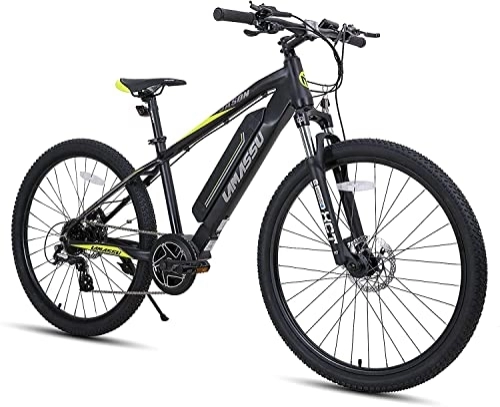 Elektrofahrräder : LAMASSU E-Bike 27, 5 Zoll Pedelec Mountainbike für Damen und Herren, Elektrofahrrad Mountainbike mit Shimano 8 Gang & 250W Mittelmotor und 36V 11, 6 Ah Lithium-Akku