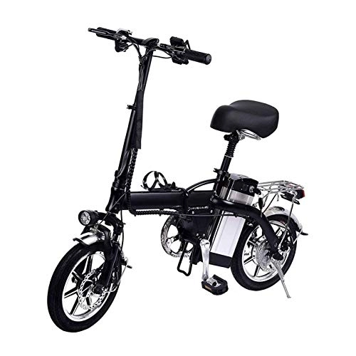 Elektrofahrräder : Lamyanran Elektrofahrrad Faltbares E-Bike Folding Elektro-Fahrrad mit 250W Brushless Motor Doppelscheibenbremse DREI Modi bis zu 35 km / h 100km Distance Running City Electric Bikes for Commuting
