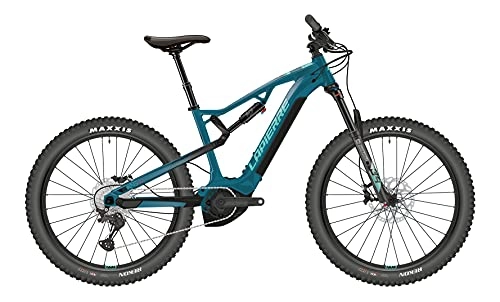 Elektrofahrräder : Lapierre Overvolt TR 4.5 W Yamaha Woman Fullsuspension Elektro Mountain Bike 2021 (L / 43cm, Blau)