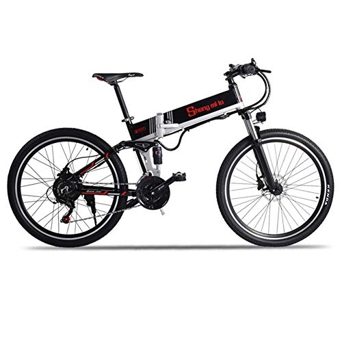 Elektrofahrräder : LCLLXB Elektrofahrrad 26 Zoll zusammenklappbares elektrisches Mountainbike Fahrrad Offroad Ebike Elektrofahrrad Elektrofahrrad E-Bike Elektrofahrrad Elektro