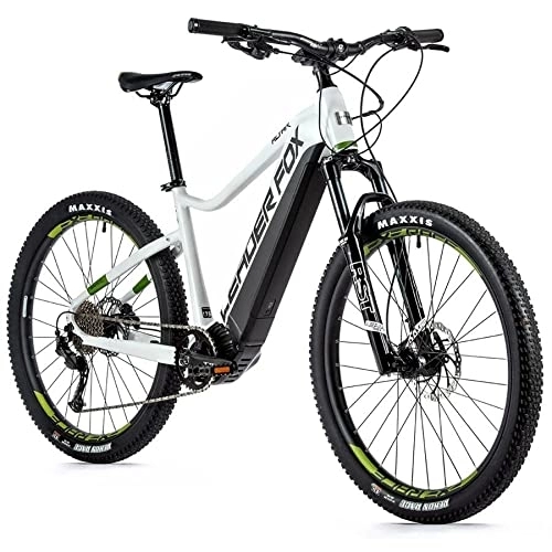 Elektrofahrräder : Leaderfox 27.5 Zoll E Bike MTB Altar Pedelec 20Ah Mittelmotor Bafang 95Nm Weiss Rh 45cm