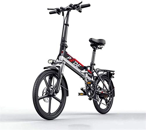 Elektrofahrräder : Leifeng Tower Elektrofahrrad 20 Zoll Aluminium Legierung Faltbare E-Bikes 400W 48V 10.4A Akku Elektro Mountainbike