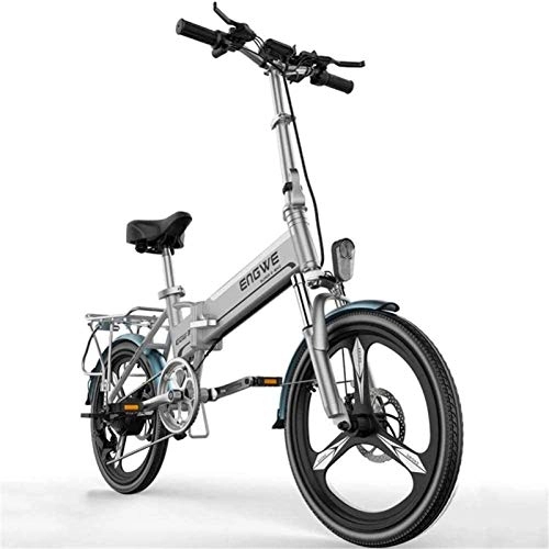 Elektrofahrräder : Leifeng Tower Elektrofahrrad für Erwachsene, 50, 8 cm, zusammenklappbar, leicht, mit 48 V abnehmbarem Lithium-Akku, USB-Ladeanschluss für Erwachsene