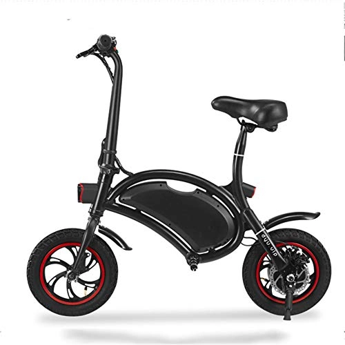 Elektrofahrräder : LILIJIA Faltbare Elektrofahrräder für Erwachsene, 350 W Ebike-Fahrrad Aus Aluminiumlegierung 36 V / 7, 5 Ah Hochleistungs-Lithium-ionen-Batterie Mountainbike / Pendelrad, Schwarz