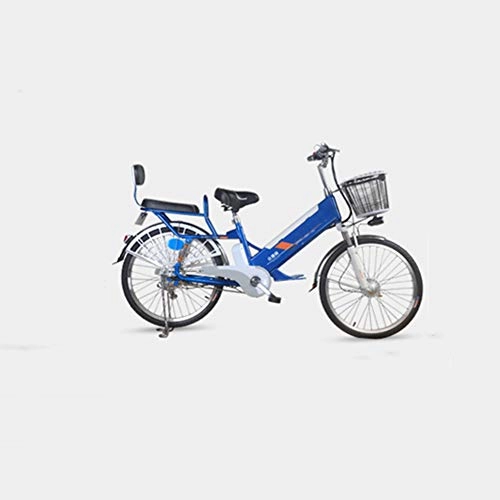 Elektrofahrräder : LILIJIA Zusammenklappbares E-Bike 240W 20"elektrofahrrad Mit 48V / 10Ah Herausnehmbarer Lithium-ionen-akku Mit Hoher Kapazität für Das Pendeln Im Freien, Blau, 48V20inch