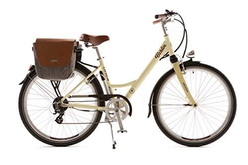Elektrofahrräder : Littium Berlin Classic Cream Elektrofahrrad für Erwachsene, Unisex, cremefarben, Standard