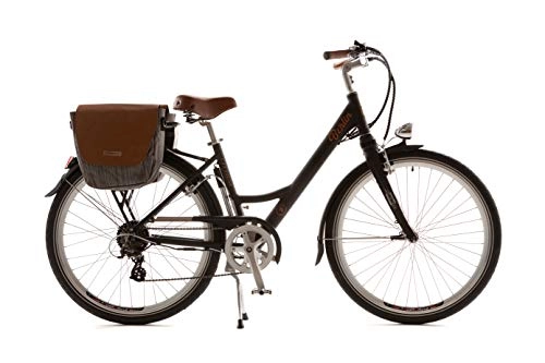 Elektrofahrräder : Littium Bicicleta eléctrica Berlin Classic Black Elektrofahrrad, Schwarz, Estandar