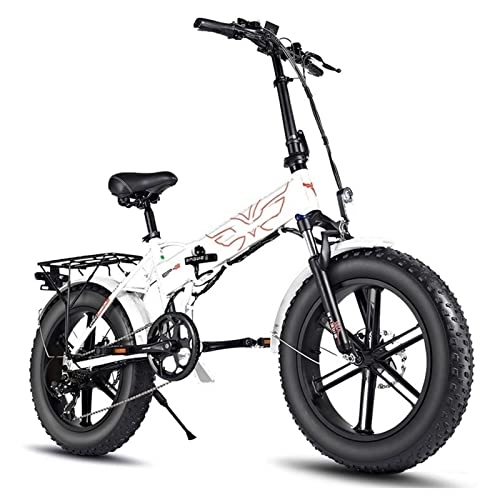 Elektrofahrräder : liu 750W Elektrische Fahrrad Faltbar 20 * 4.0 Zinch Fettreifen Elektrische Fahrrad 48V 12.8ah Elektrische Fahrrad 45km / H Mountainbike Schnee E Bike (Farbe : E)