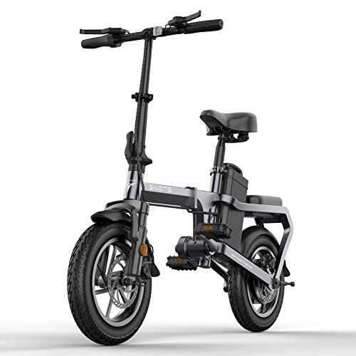 Elektrofahrräder : Lixada 350W 14-Zoll-Klapp-Elektrofahrrad 15AH Power Assist Moped E-Bike 80-100 km Reichweite für Wochenendausflüge in die Stadt