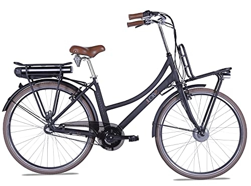 Elektrofahrräder : LLobe City E-Bike Rosendaal 2 Lady schwarz 10, 4Ah / 36V