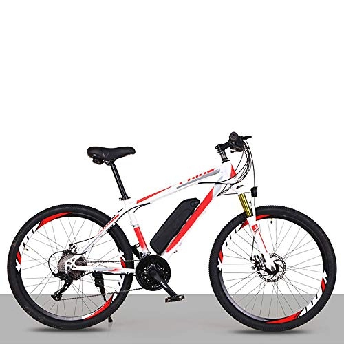 Elektrofahrräder : LUNANA E-Bike Elektrofahrrad Ebike Mountainbike, 36V8A36 kmEntfernbare Lithium-Ionen-Batterie Mountain Ebike für Herren Magnesiumlegierung Ebikes Fahrräder All Terrain