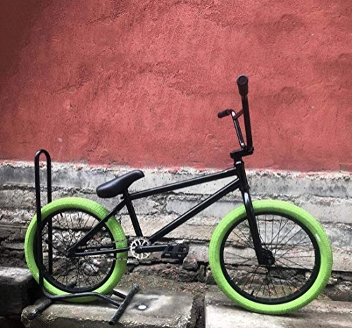 Elektrofahrräder : LUO Fahrrad, 20-Zoll-Erwachsenenfahrrad, Advanced Stunt Action-Fahrrad Geeignet für Anfänger bis Fortgeschrittene Street Freestyle-Bikes (anpassbare Farben), A, B.