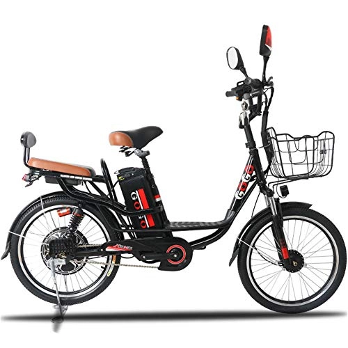 Elektrofahrräder : Lvbeis Erwachsene Elektrisches Fahrrad Mountainbike Tragbares Pedelec E-Bike 25 KM / h E-Fahrrad Mit Hilfsmotor