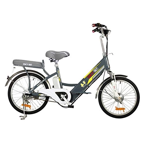 Elektrofahrräder : lvbeis Erwachsene Elektrisches Fahrrad Mountainbike Tragbares Pedelec E-Bike 25 KM / h E-Fahrrad Mit Hilfsmotor, Black