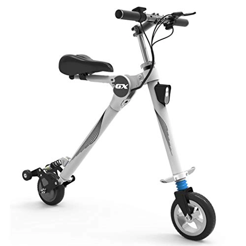 Elektrofahrräder : Lxn Erwachsenes faltendes elektrisches Fahrrad, Lithium-Batterie-Mini elektrischer Roller mit der 12 Meile mit leichtem 12.5KG - 36V 250W