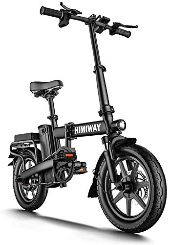 Elektrofahrräder : LZMX Adult Falten elektrisches Fahrrad, tragbarer Typ mit Abnehmbarer großer Kapazität Lithium-Ionen-Batterie-LCD-Anzeige (48V 250W 8Ah), geeignet for Frauen / Männer / Kinder / Erwachsene