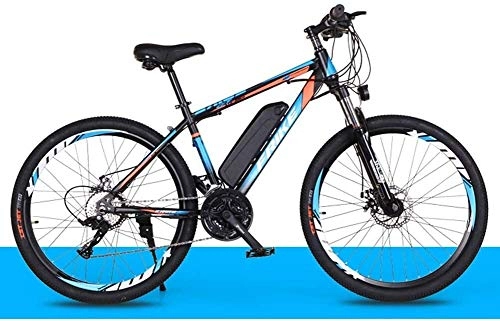 Elektrofahrräder : LZMX Elektro-Mountainbike 26-Zoll-Stadtrad, Erwachsene elektrisches Fahrrad mit abnehmbarem 36V 8Ah Lithium-Ionen-Batterie in DREI Betriebsarten, Tragfähigkeit 200 kg, geeignet for Damen / Männer / Ju