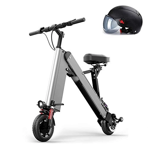 Elektrofahrräder : LZMXMYS Elektrisches Fahrrad, faltbares elektrisches Fahrrad for Erwachsene Folding Ebike mit 350W Motor und Abnehmbarer 48V-Lithium-Batterie, Aluminium Rahmen