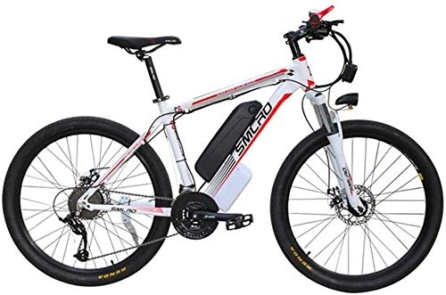 Elektrofahrräder : MaGiLL 3-Rad-Fahrräder für Erwachsene, E-Bikes, Elektrofahrrad, Lithium-Ionen-Batterie, unterstütztes Mountainbike, Pendler-Fitness für Erwachsene, 48-V-Batterieauto m